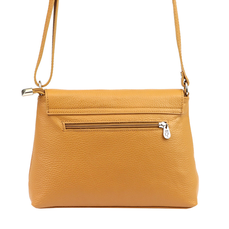 MiaMore damska listonoszka przez ramię skóra naturalna torebka z klapą