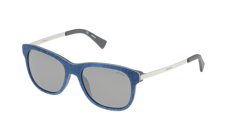Okulary STING SS654753N58X. Okulary przeciwsłoneczne, Kolor niebieski. Mężczyzna.