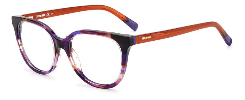 Okulary MISSONI MIS-0100-L7W. Okulary, Kolor brązowy fioletowy. Kobieta.