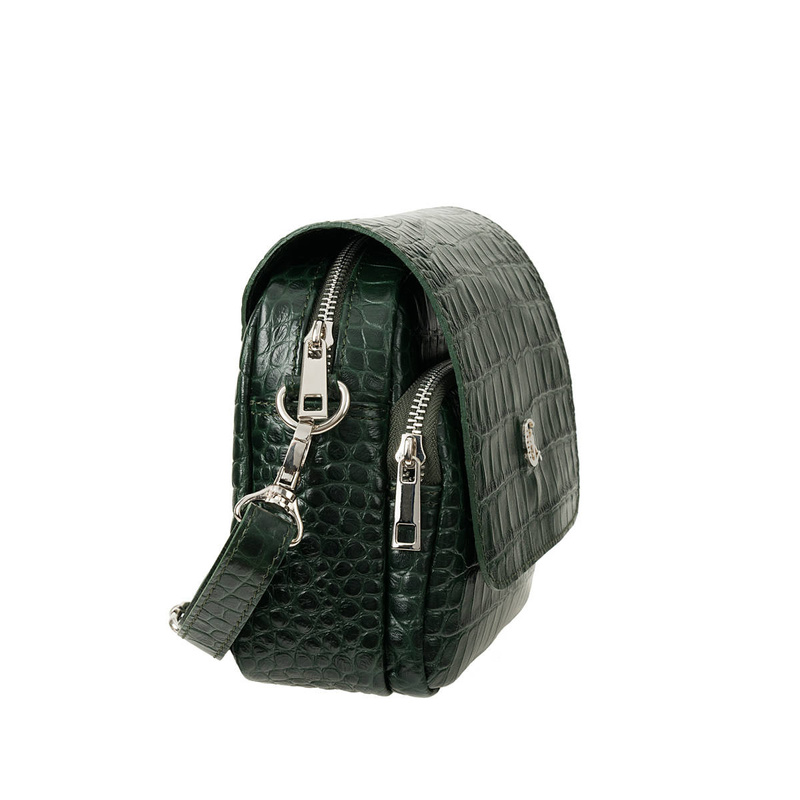 Skórzana listonoszka Canaletto z wzorem krokodyla – elegancja i funkcjonalność na co dzień TD655s114