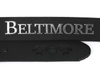 Beltimore skórzany damski pasek granatowy 3 cm U70 : Kolory - granatowy, Rozmiar pasków - r.105-120 cm