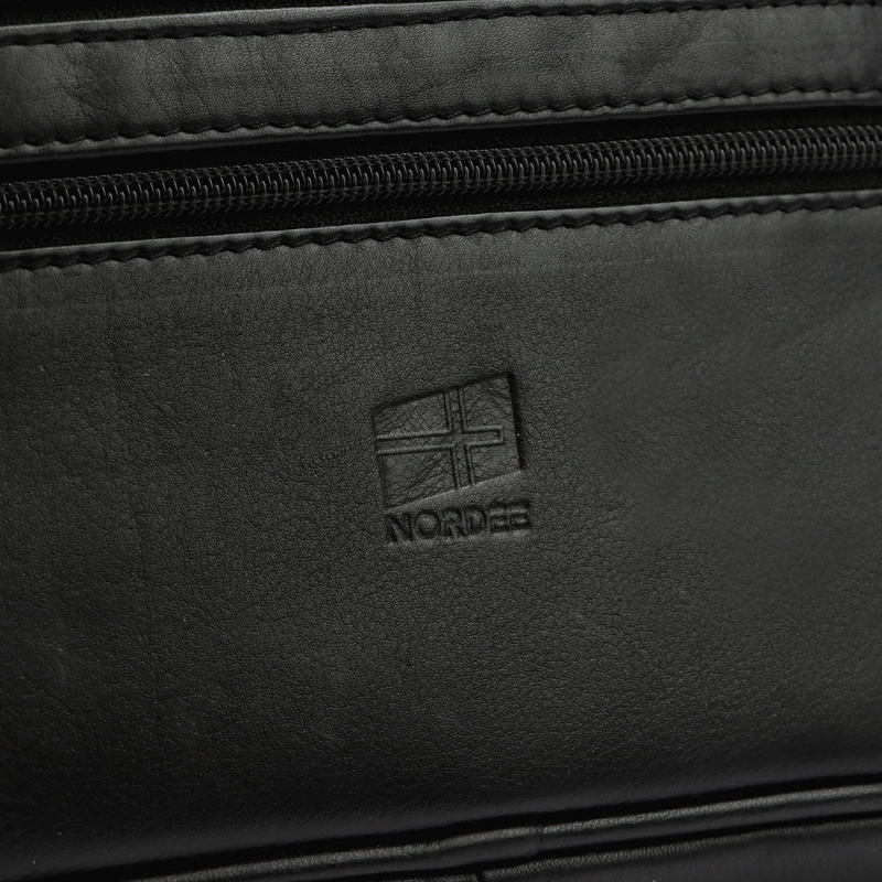 Nordee męska saszetka skóra naturalna torba do ręki z kieszeniami