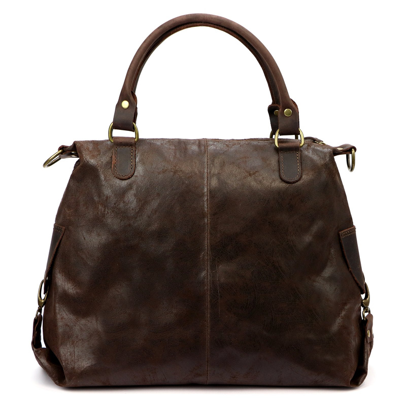 Luka Damska torebka do ręki kuferek skóra naturalna z paskiem dopinanym