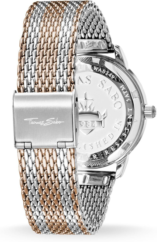 Zegarek THOMAS SABO WA02732832013. Kwarcowy, Kolor szary. Kobieta.