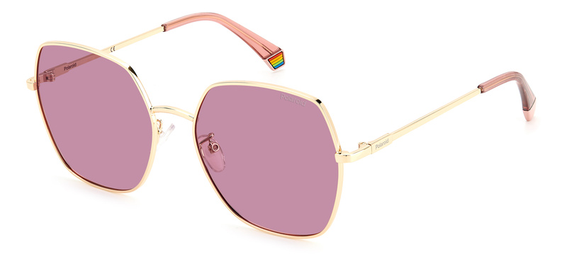 Okulary POLAROID PLD6178GSEYR0. Okulary przeciwsłoneczne, Kolor różowy złoty. Kobieta.