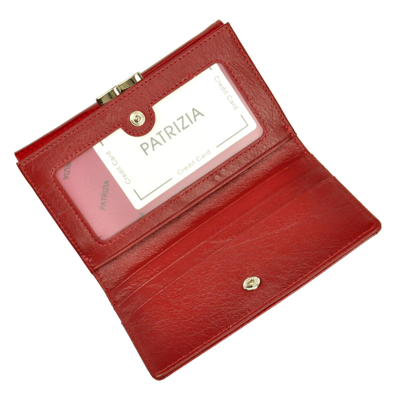 PATRIZIA damska portmonetka skóra naturalna zgrabny portfel system RFID
