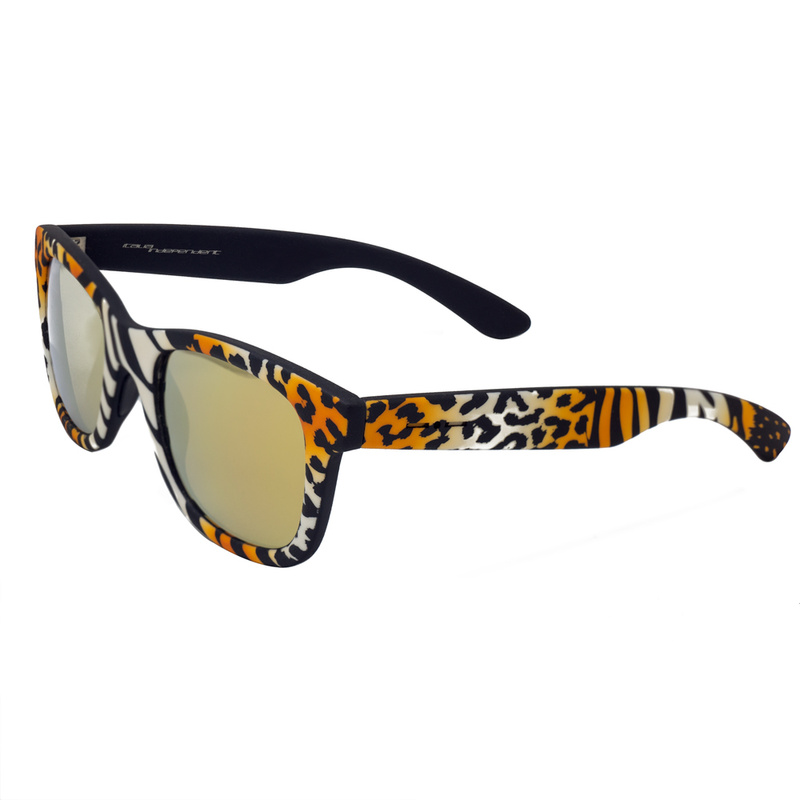 Okulary ITALIA INDEPENDENT 0090-ZEB-001. Okulary przeciwsłoneczne, Kolor żółty. Unisex.