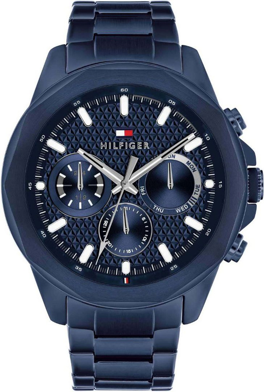 Zegarek TOMMY HILFIGER 1710652. Kwarcowy, Kolor niebieski. Mężczyzna.