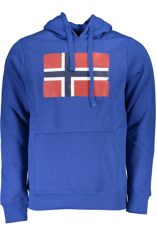 NIEBIESKA BLUZA BEZ ZAMKA MĘSKA NORWEGIA 1963