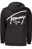 CZARNA BLUZA MĘSKA TOMMY HILFIGER BEZ ZAMKA