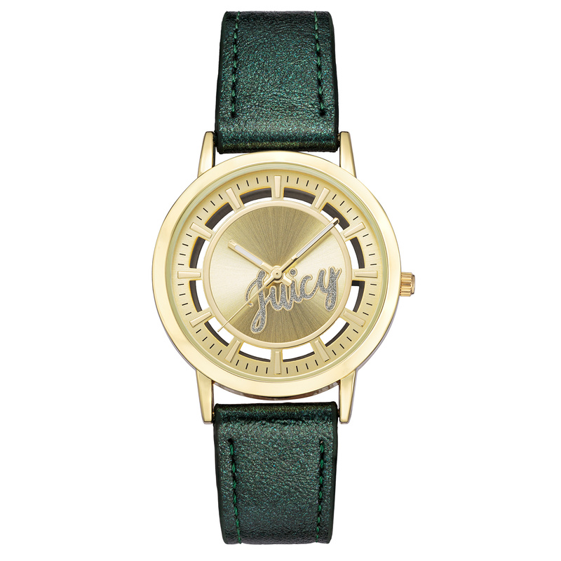 Zegarek JUICY COUTURE JC1214GPGN. Kwarcowy, Kolor beżowy. Kobieta.