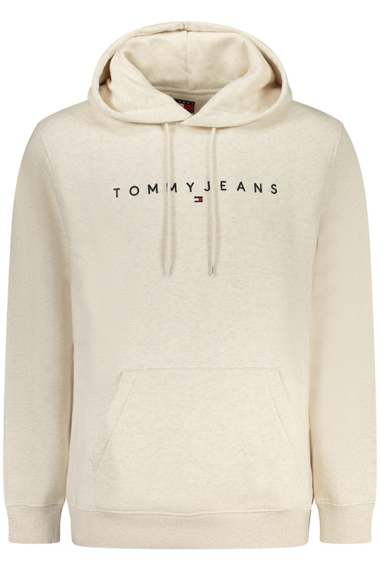 TOMMY HILFIGER BLUZA BEZ ZAMKA MĘSKA BEŻOWA
