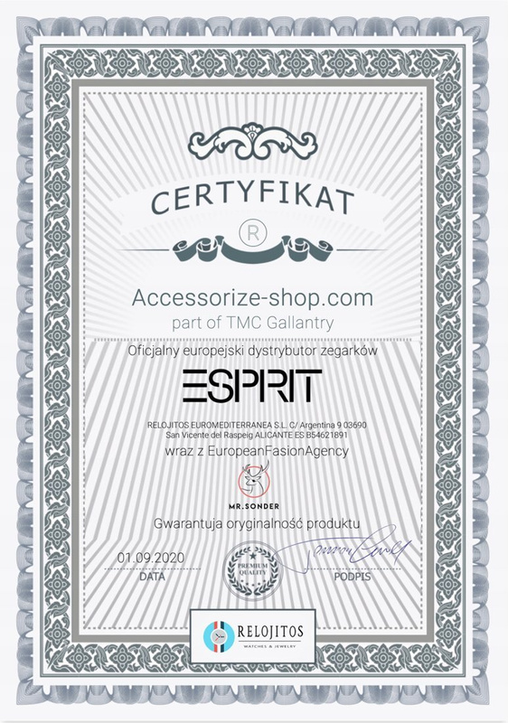 Zegarek ESPRIT ES1L071M0045. Kwarcowy, Kolor złoty. Kobieta.
