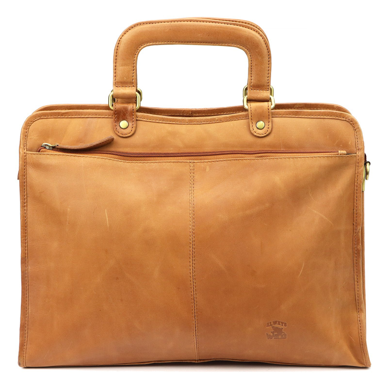 Always Wild aktówka na dokumenty teczka skórzana duża torba do pracy