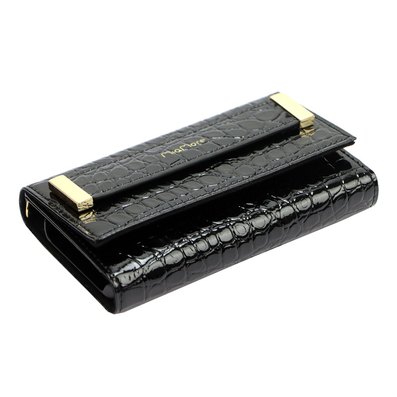 MiaMore etui na telefon case z klapą iPhone 13 Pro skóra krokodyla