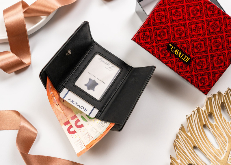 Damska zgrabna portmonetka z RFID 4U Cavaldi