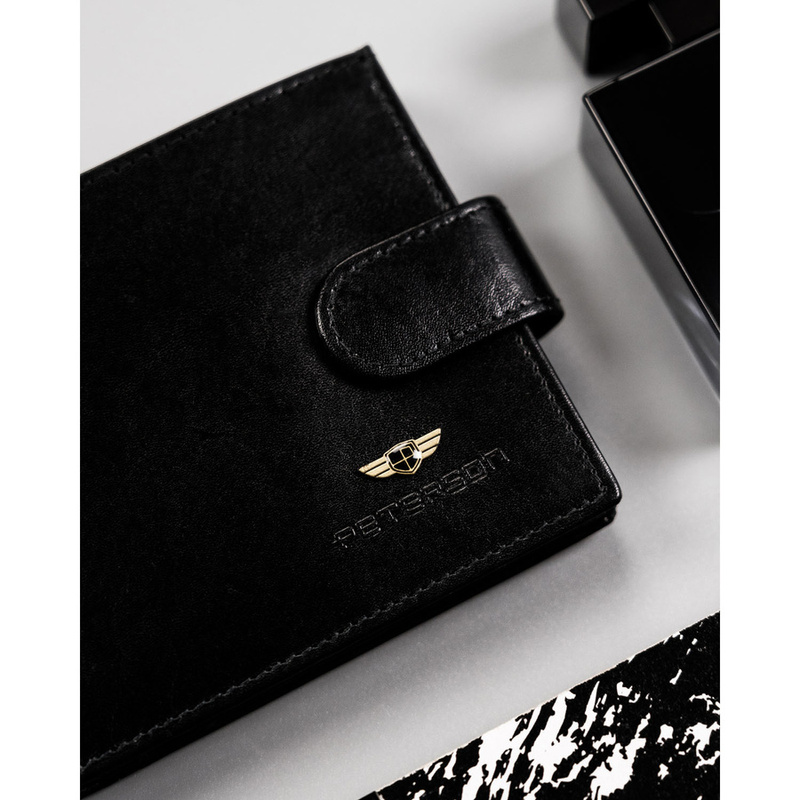 Skórzany męski portfel Peterson PTN N01L-VT