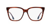 Okulary VICTORIA BECKHAM VB26805315618. EYEGLASSES, Kolor czerwony. Kobieta.