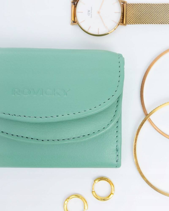 Skórzany męski portfel Rovicky R-19-LFN