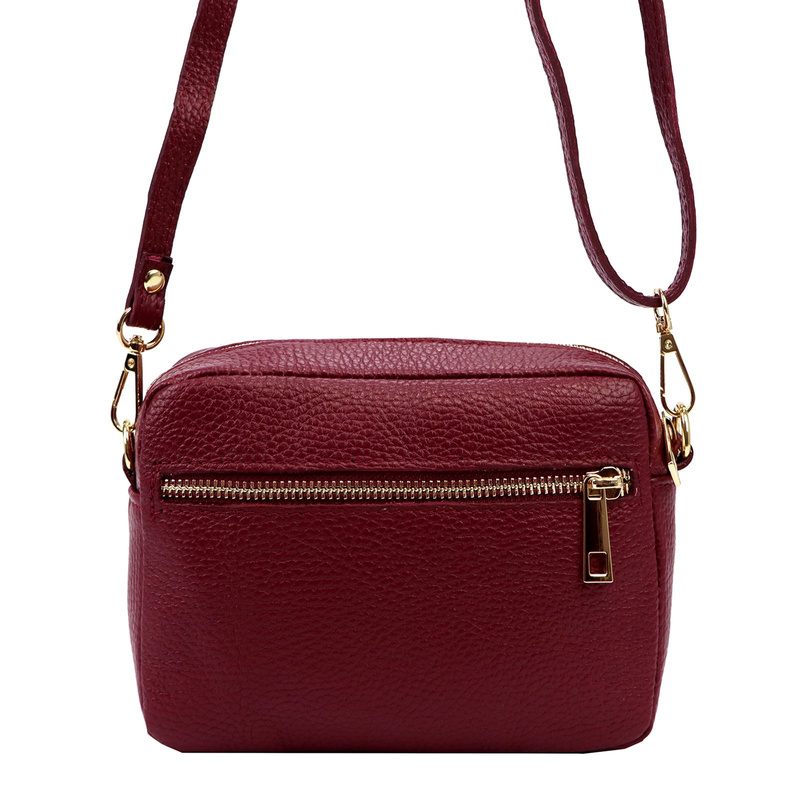 MiaMore damska listonoszka skóra naturalna torebka na ramię miejska