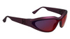Okulary KARL LAGERFELD KL6128S-606. Okulary przeciwsłoneczne, Kolor czerwony. Unisex.
