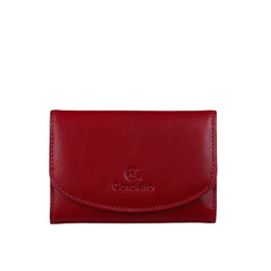 Czerwony portfel damski skórzany Canaletto – elegancja, funkcjonalność i ochrona RFID PD1201cs165