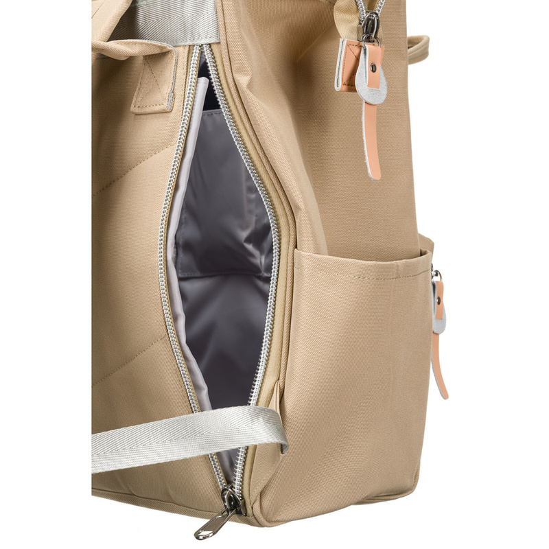 Damski plecak z tworzywa Peterson PTN BETA BEIGE