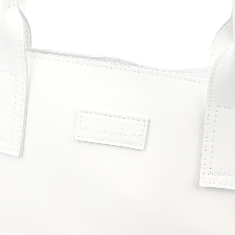 Angelo Torebka na ramię Duża damska shopperbag z kieszeniami skórzana 