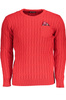 CZERWONY SWETER MĘSKI US GRAND POLO