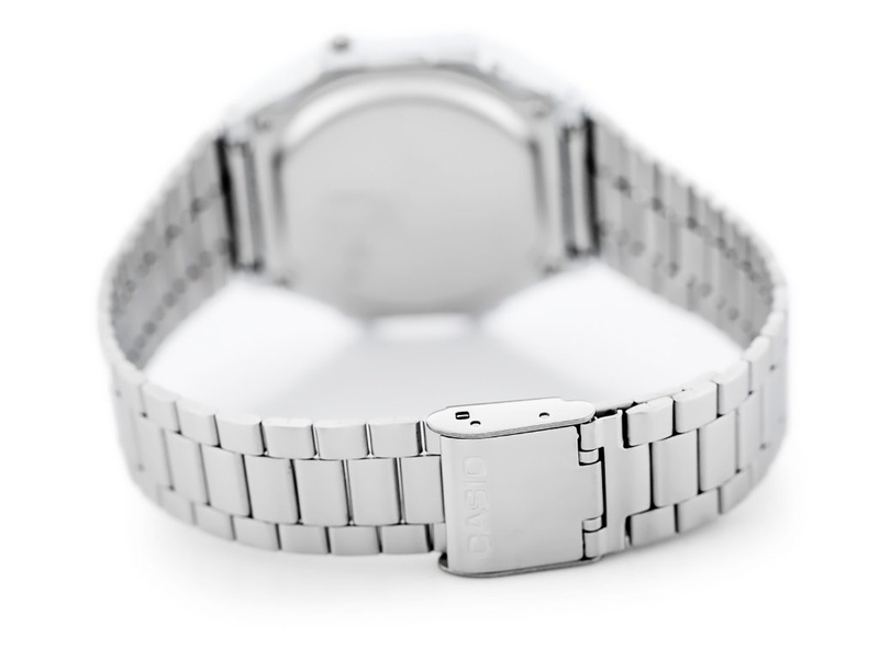 ZEGAREK UNISEX CASIO A168WA-1W - VINTAGE + BOX