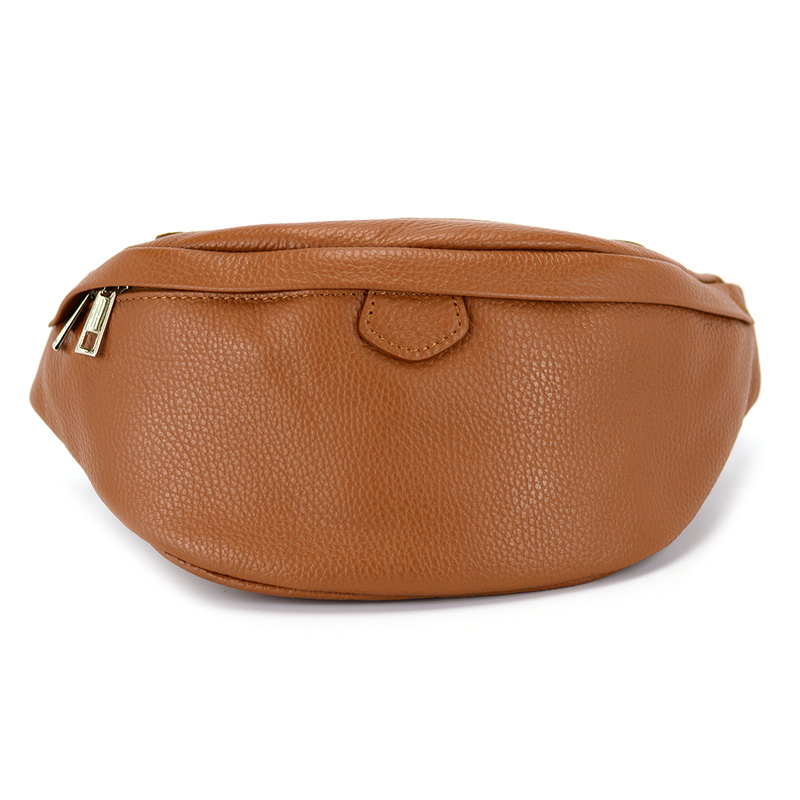 Funkcjonalna elegancka damska nerka skórzana