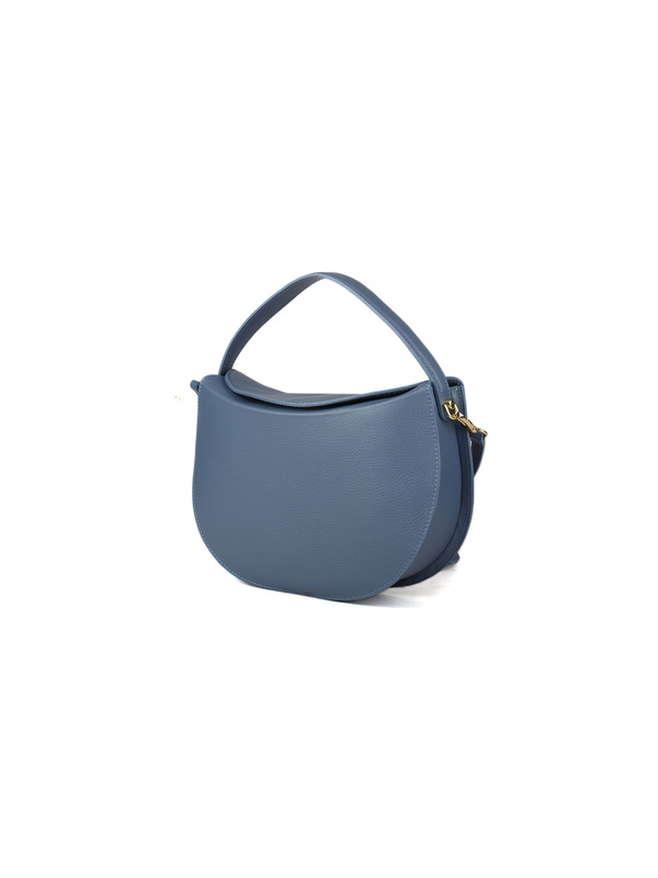 Stalowoniebieska torebka tote Giulia Monti GM1556 D41