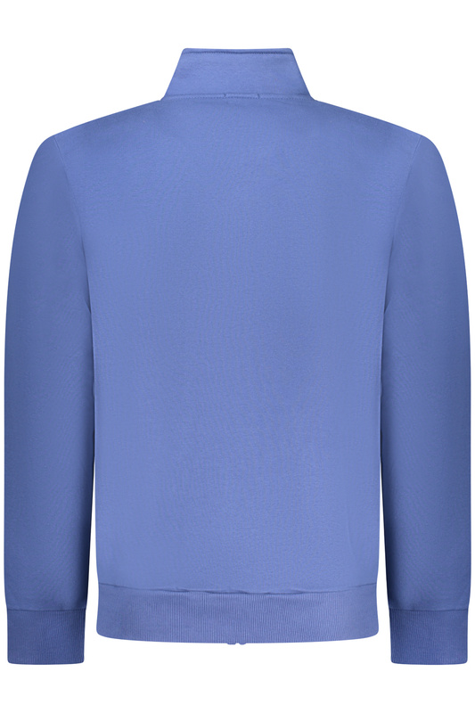 COVERI MOVING M�SKA NIEBIESKA BLUZA Z ROZPINANYM NA ZAMEK