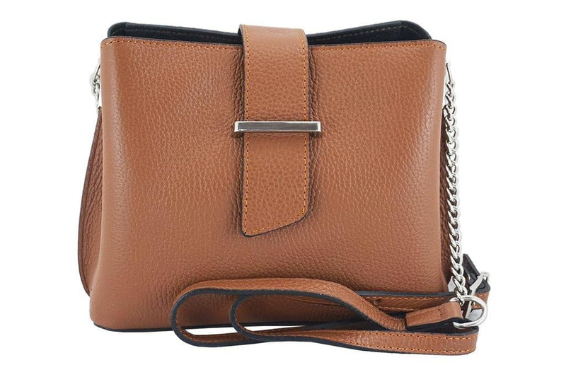 Torebka wizytowa na ramię Barberinis Brązowa jasna