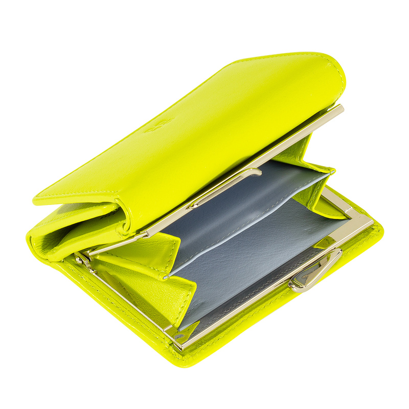 DUDU Damski skórzany stylowy kompaktowy portfel mała portmonetka