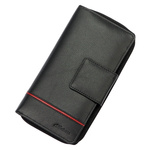 Albatross damski pionowy portfel skóra naturalna duża portmonetka podłużna