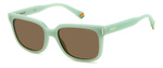 Okulary POLAROID PLD6191S1ED. Okulary przeciwsłoneczne, Kolor zielony. Unisex.