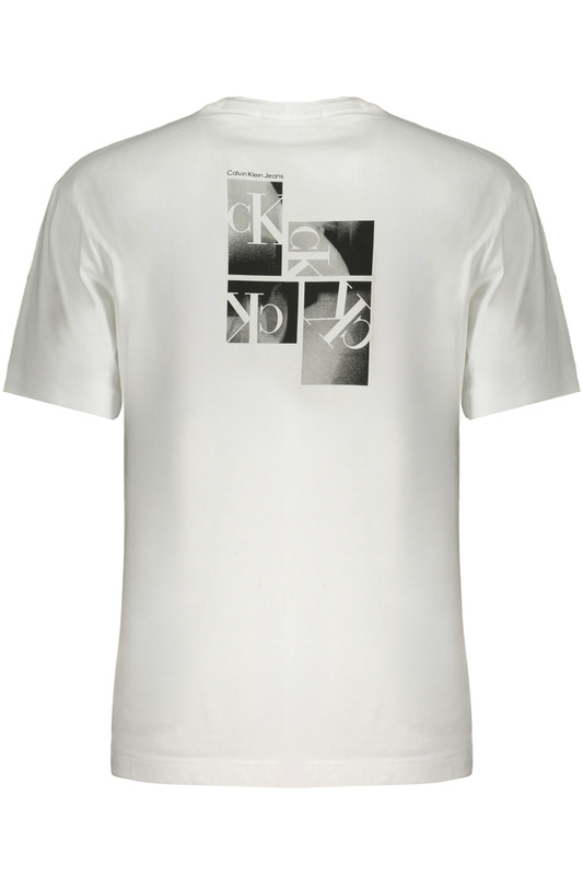 MĘSKI T-SHIRT Z KRÓTKIM RĘKAWEM CALVIN KLEIN BIAŁY