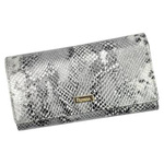 Damska duża portmonetka skóra węża Patrizia RFID