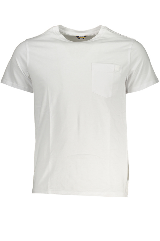 BIAŁY T-SHIRT MĘSKI Z KRÓTKIM RĘKAWEM K-WAY