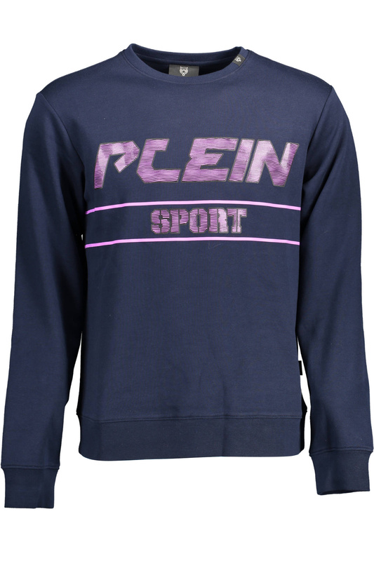 BLUZA PLEIN SPORT BEZ ZAMKA MĘSKA NIEBIESKA
