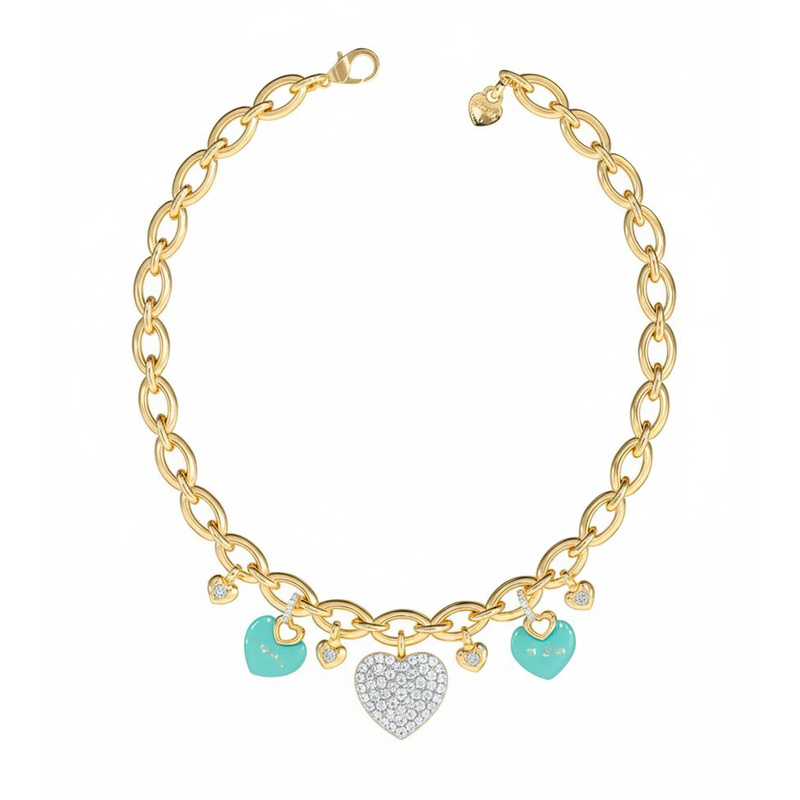 Biżuteria GUESS JUBN05203JWYG. Naszyjnik, Kolor złoty. Kobieta.