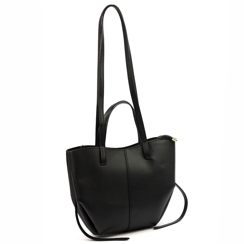 Luka Skórzana pojemna Stylowa damska shopperbag torebka na ramię