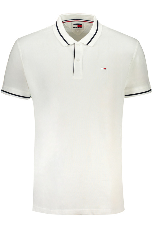 MĘSKA BIAŁA KOSZULKA POLO Z KRÓTKIM RĘKAWEM TOMMY HILFIGER