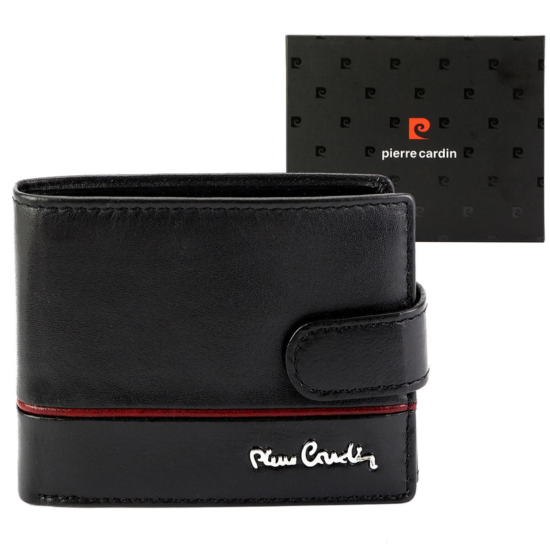 Stylowy Skórzany męski portfel Pierre Cardin RFID