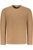 COVERI MOVING MĘSKA KOSZULKA Z DŁUGIM RĘKAWEM, BRĄZOWA