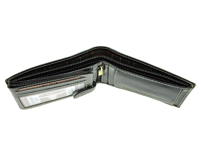 Klasyczny skórzany męski portfel Buffalo Wild