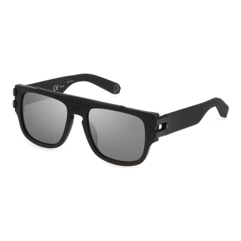 Okulary PHILIPP PLEIN SPP011W55703M. Okulary przeciwsłoneczne, Kolor czarny. Mężczyzna.