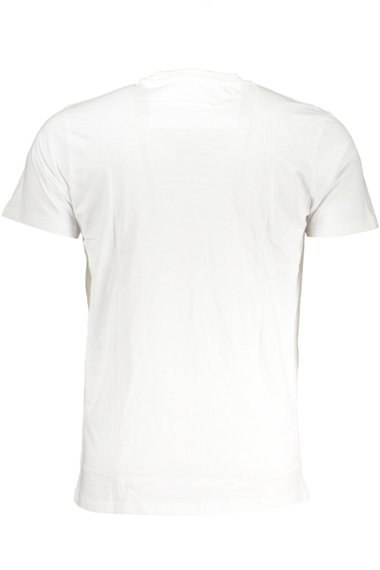 T-SHIRT MĘSKI Z KRÓTKIM RĘKAWEM KLASY CAVALLI BIAŁY