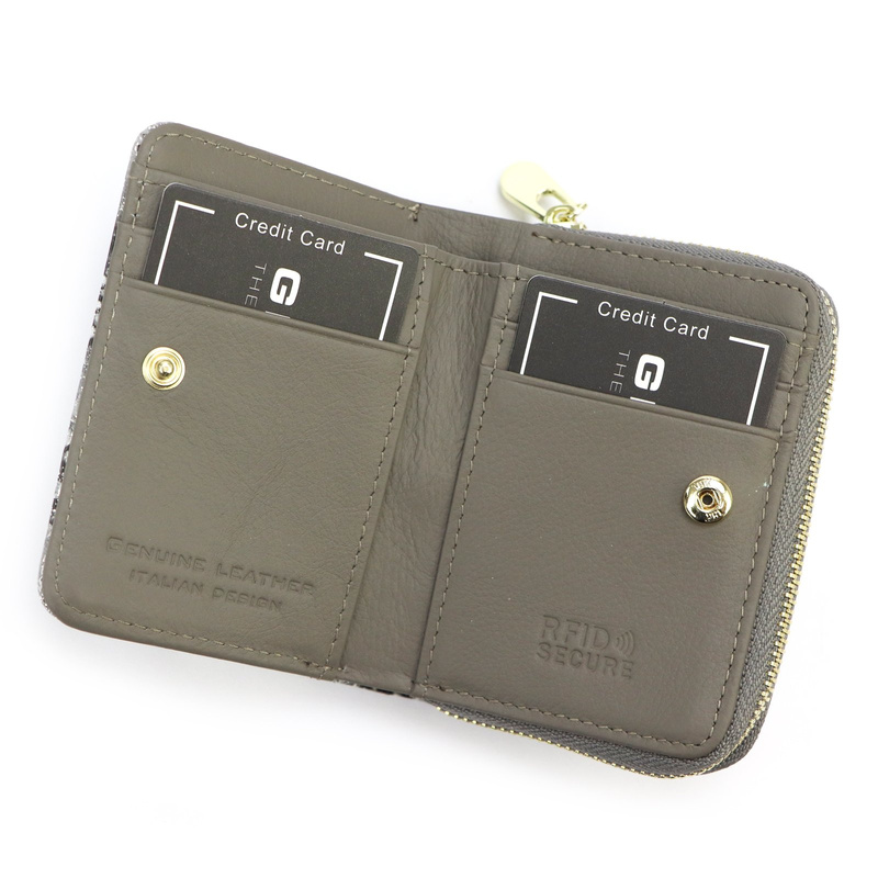 Elegancki damski portfel skórzany z RFID Gregorio
